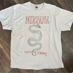 NIRVANA vintage graphic tee - L